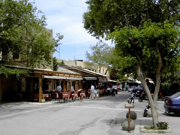 Am Rand der Altstadt von Rhodos