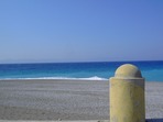Meer und Strand an der Nordspitze von Rhodos, im Hintergrund die t�rkische K�ste
