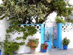 Archangelos: Farben blau und wei� - �ffentliches Bekenntnis zum griechischen Volkstum w�hrend der italienischen Besatzung