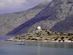 Insel Symi: Windm�hle in der Bucht von Panormitis