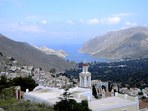 Stadt Symi: Blick von Chorio zur �stlich gelegenen Bucht von Pedi