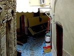 Symi Chorio: enge Gassen pr�gen das Bild der Stadt am Berg